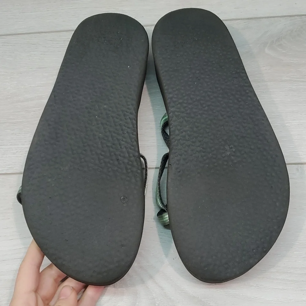 Teva Women Comfort Wedge Sandals shoes sz 11B